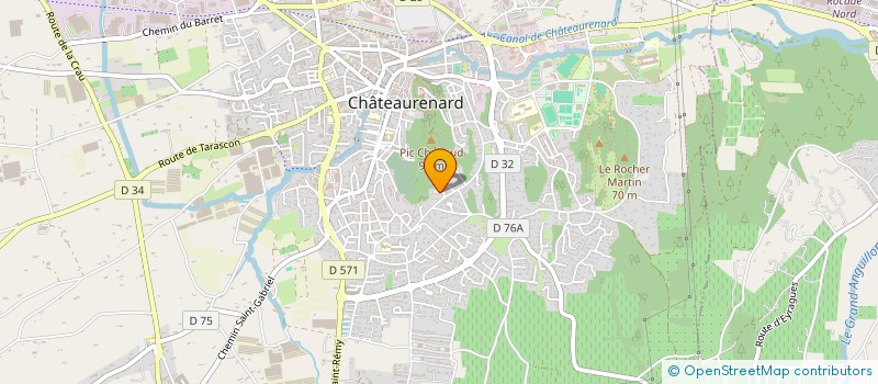 localisation de l'entreprise MONSIEUR BENOIT GALLAND  CHATEAURENARD