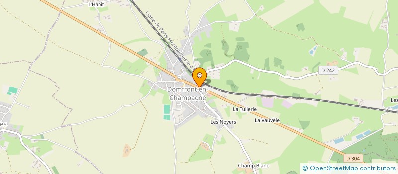 localisation de l'entreprise MONSIEUR BENOIT GALLET  DOMFRONT-EN-CHAMPAGNE