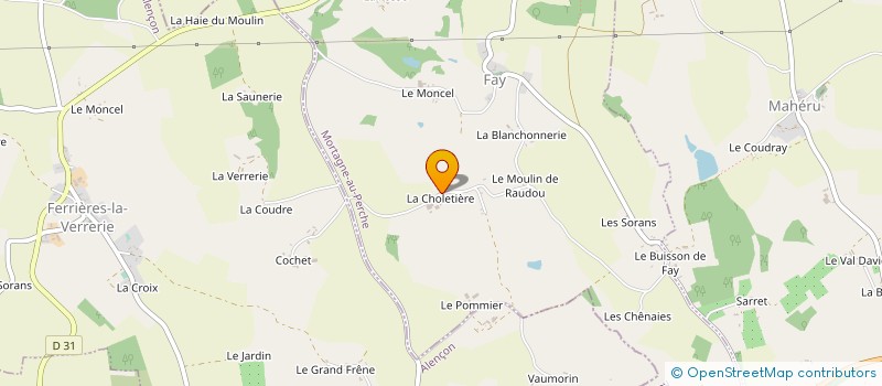 localisation de l'entreprise MONSIEUR BENOIT GALLIOT à FAY