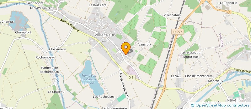 localisation de l'entreprise MONSIEUR BENOIT GALPIN  VILLIERS-SUR-LOIR