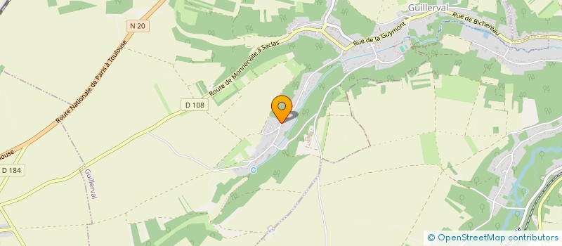 localisation de l'entreprise MONSIEUR BENOIT GALTHIE  GUILLERVAL