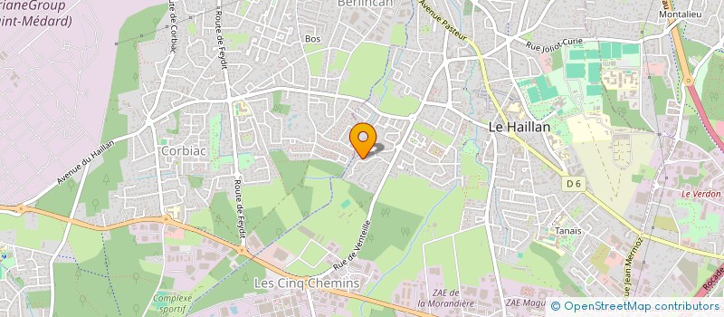 localisation de l'entreprise MONSIEUR BENOIT GALY  LE HAILLAN