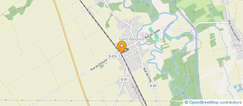 localisation de l'entreprise MONSIEUR BENOIT GAMACHE  SAINT-MESMIN