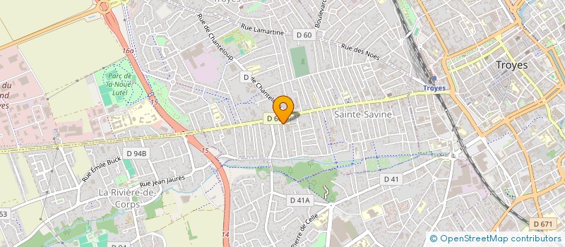 localisation de l'entreprise MONSIEUR BENOIT GARCIA  SAINTE-SAVINE