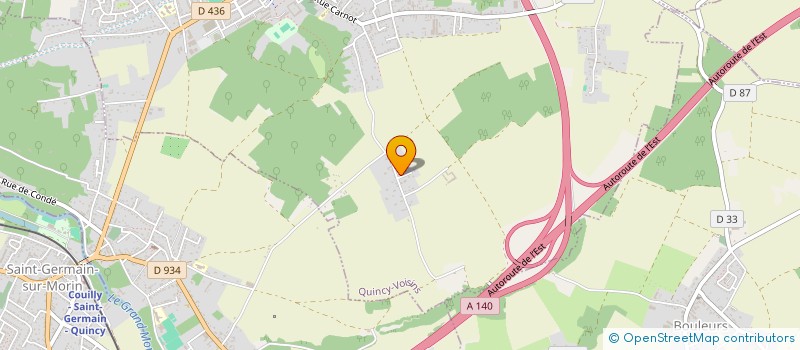 localisation de l'entreprise MONSIEUR BENOIT GARCIA  QUINCY-VOISINS