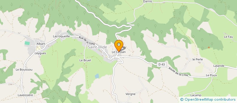 localisation de l'entreprise MONSIEUR BENOIT GARD à SAINT-ILLIDE