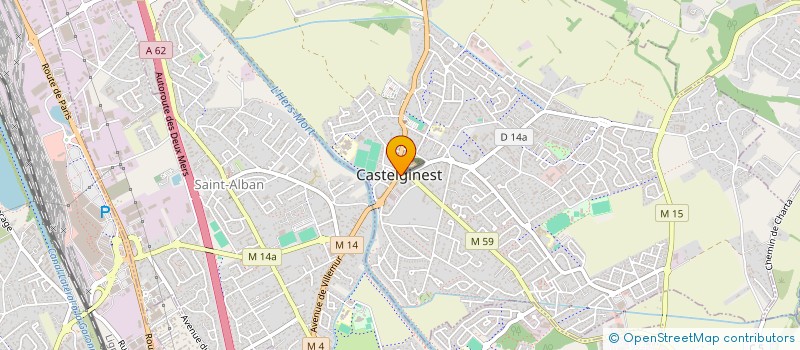 localisation de l'entreprise MONSIEUR BENOIT GARDET  CASTELGINEST