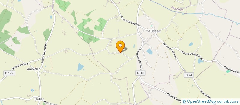 localisation de l'entreprise MONSIEUR BENOIT GASC  AUSSAC