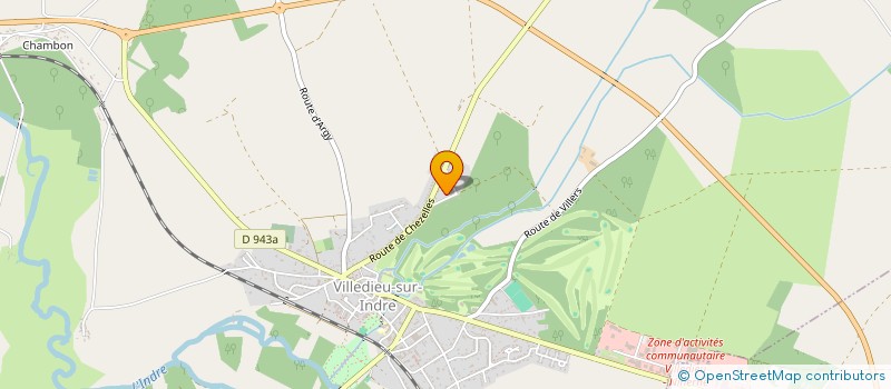 localisation de l'entreprise MONSIEUR BENOIT GATEFIN  VILLEDIEU-SUR-INDRE