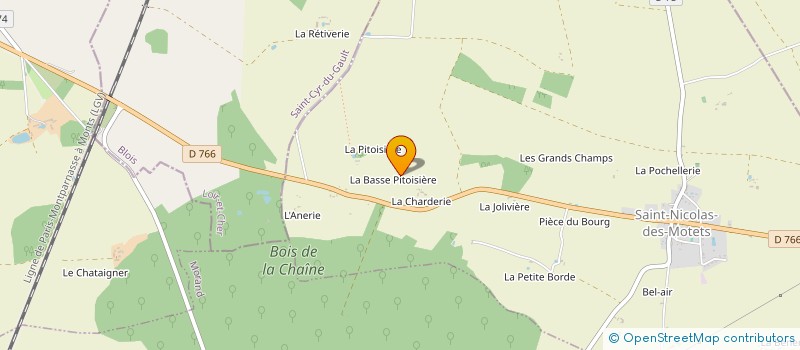 localisation de l'entreprise MONSIEUR BENOIT GATIEN  SAINT-NICOLAS-DES-MOTETS