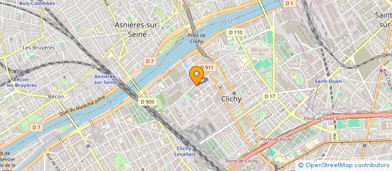 localisation de l'entreprise MONSIEUR BENOIT GATIMEL à CLICHY