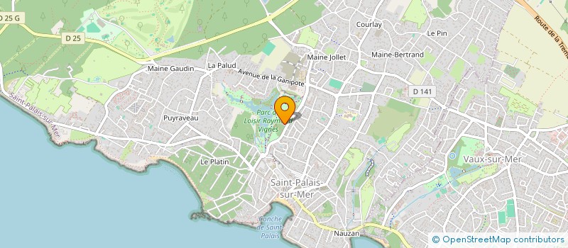 localisation de l'entreprise MONSIEUR BENOIT GAUCHON  VAUX-SUR-MER