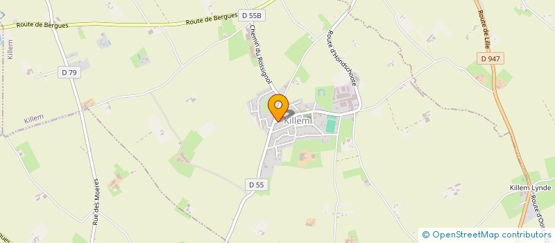 localisation de l'entreprise MONSIEUR BENOIT GAUDIN  KILLEM