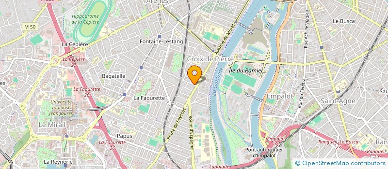 localisation de l'entreprise MONSIEUR BENOIT GAUDIN à TOULOUSE