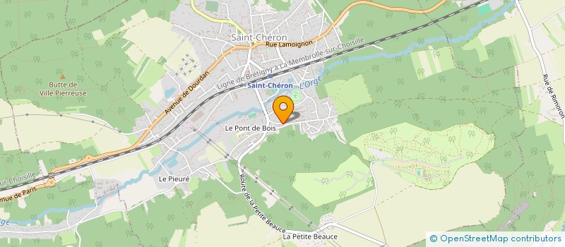 localisation de l'entreprise MONSIEUR BENOIT GAUDRON  SAINT-CHERON