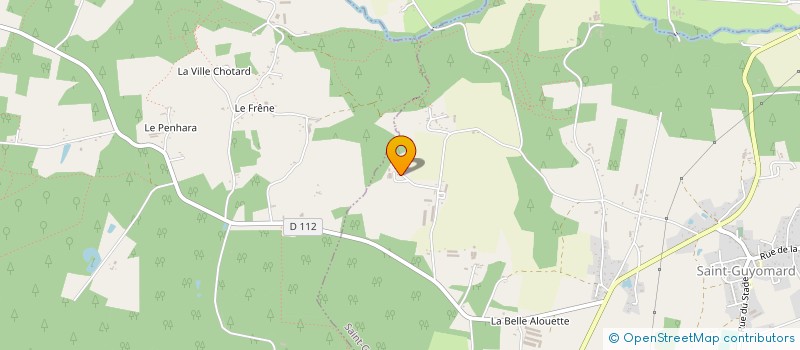 localisation de l'entreprise MONSIEUR BENOIT GEFFARD  SAINT-GUYOMARD