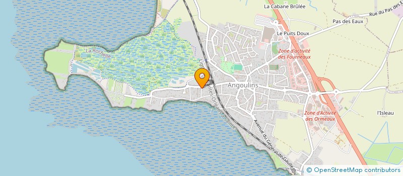 localisation de l'entreprise MONSIEUR BENOIT GENAUZEAU  ANGOULINS