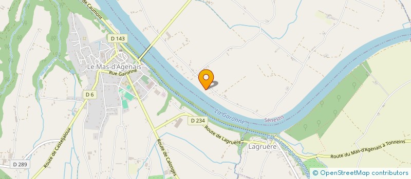 localisation de l'entreprise MONSIEUR BENOIT GENESTE  CALONGES