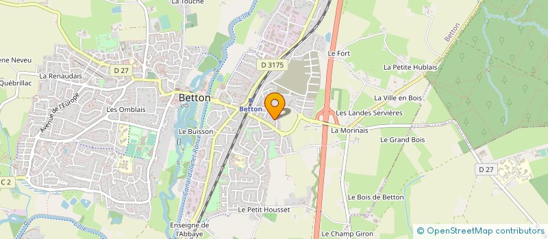 localisation de l'entreprise MONSIEUR BENOIT GENNEVEE à BETTON