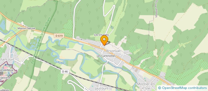 localisation de l'entreprise MONSIEUR BENOIT GEOFFROY  ARSONVAL