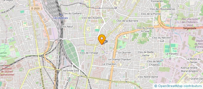 localisation de l'entreprise MONSIEUR BENOIT GEORGES  ORLEANS