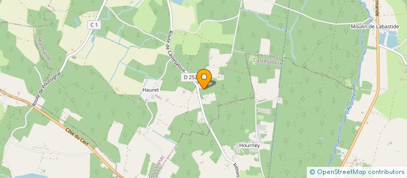 localisation de l'entreprise MONSIEUR BENOIT GERBEAU  CASTELJALOUX