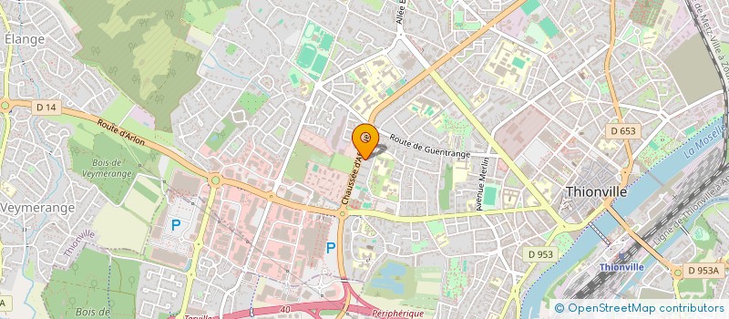 localisation de l'entreprise MONSIEUR BENOIT GERE  THIONVILLE