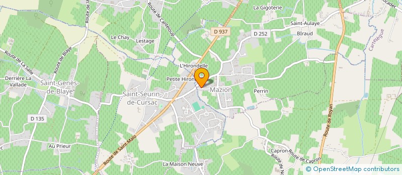 localisation de l'entreprise MONSIEUR BENOIT GERMAIN  MAZION