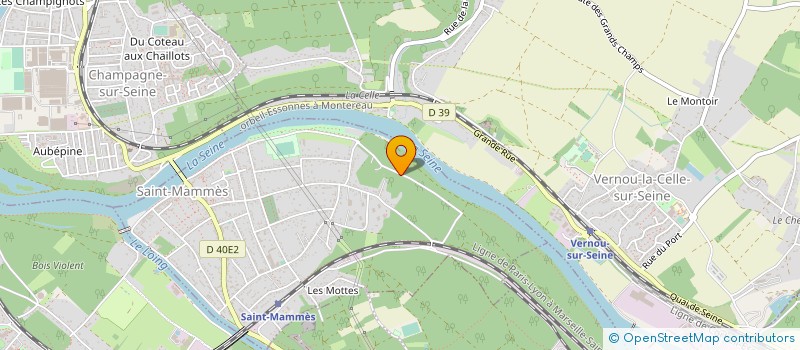 localisation de l'entreprise MONSIEUR BENOIT GERVIN  SAINT-MAMMES