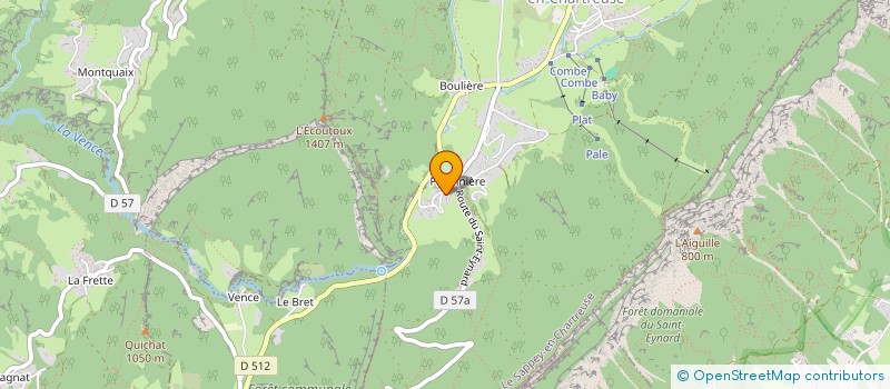 localisation de l'entreprise MONSIEUR BENOIT GEYMOND  LE SAPPEY-EN-CHARTREUSE