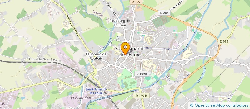 localisation de l'entreprise MONSIEUR BENOIT GHESQUIERE à SAINT-AMAND-LES-EAUX