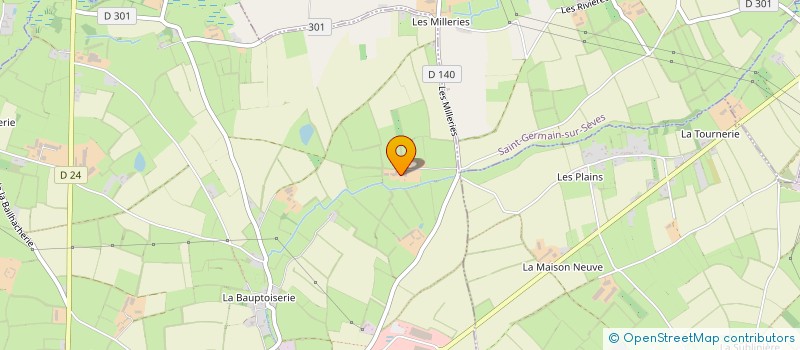 localisation de l'entreprise MONSIEUR BENOIT GIARD à PERIERS