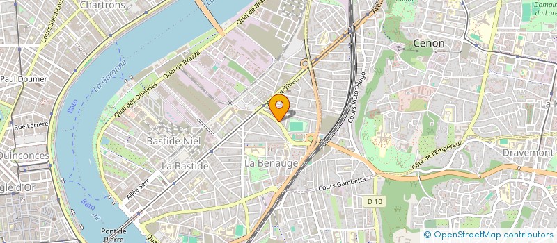 localisation de l'entreprise MONSIEUR BENOIT GIBIER  BORDEAUX