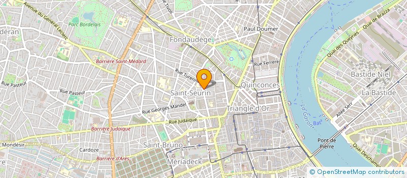 localisation de l'entreprise MONSIEUR BENOIT GICQUEL  BORDEAUX