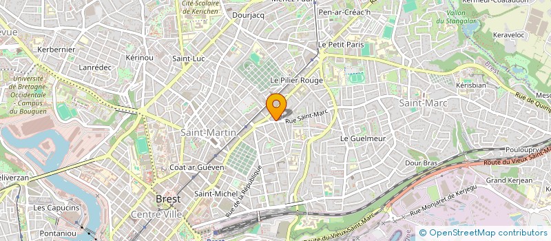localisation de l'entreprise MONSIEUR BENOIT GIGANT à BREST