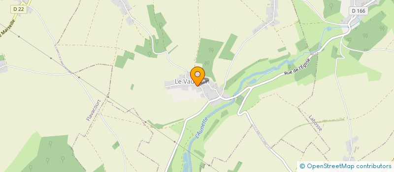 localisation de l'entreprise MONSIEUR BENOIT GILBERT  LE VAUMAIN