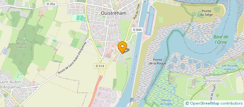 localisation de l'entreprise MONSIEUR BENOIT GIRARD  OUISTREHAM