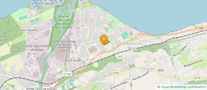 localisation de l'entreprise MONSIEUR BENOIT GIRARD  PUBLIER