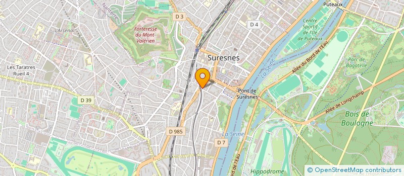 localisation de l'entreprise MONSIEUR BENOIT GIRARDIN  SURESNES