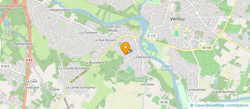 localisation de l'entreprise MONSIEUR BENOIT GIRAUD à VERTOU