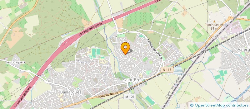 localisation de l'entreprise MONSIEUR BENOIT GIRAUD  SAINT-BRES