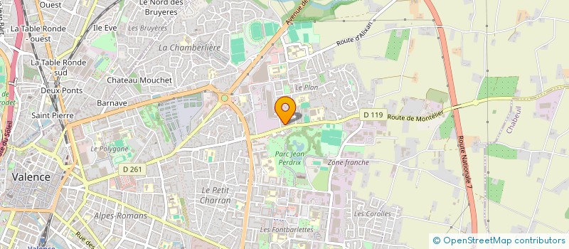 localisation de l'entreprise MONSIEUR BENOIT GIRAUD  VALENCE