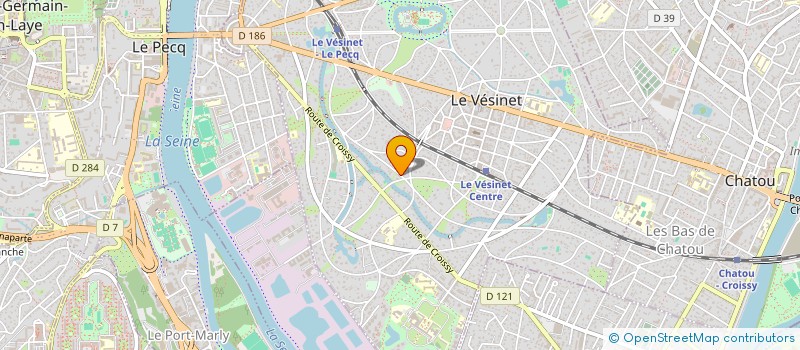 localisation de l'entreprise MONSIEUR BENOIT GIROT  LE VESINET