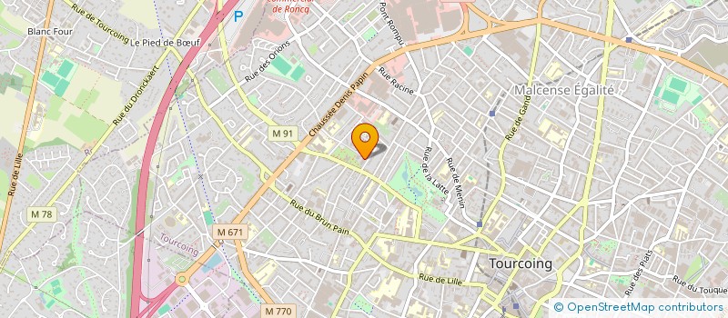 localisation de l'entreprise MONSIEUR BENOIT GLINEUR  TOURCOING