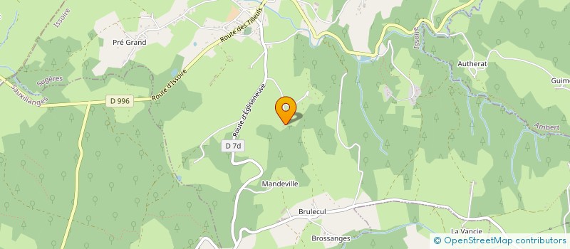 localisation de l'entreprise MONSIEUR BENOIT GODARD  SUGERES