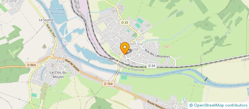 localisation de l'entreprise MONSIEUR BENOIT GODART  NOUVION-SUR-MEUSE