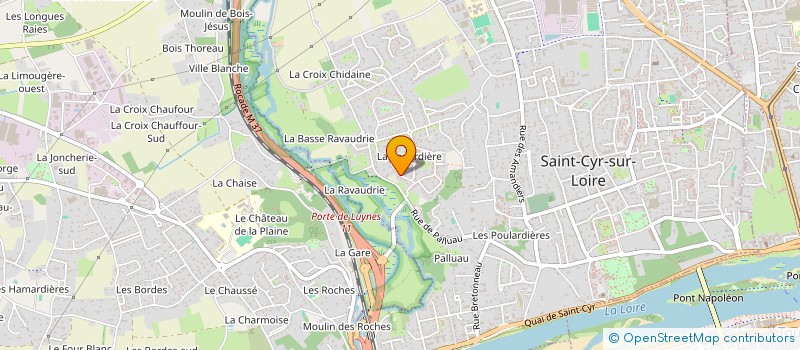 localisation de l'entreprise MONSIEUR BENOIT GOHARD  SAINT-CYR-SUR-LOIRE