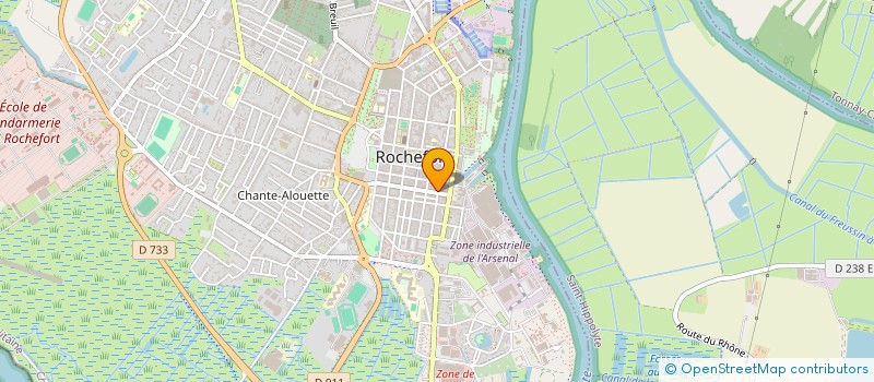 localisation de l'entreprise MONSIEUR BENOIT GOHIER  ROCHEFORT