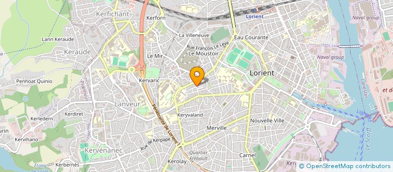 localisation de l'entreprise MONSIEUR BENOIT GONOT  LORIENT