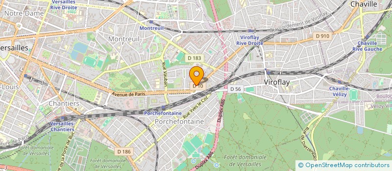 localisation de l'entreprise MONSIEUR BENOIT GORLIER à VERSAILLES